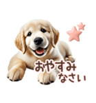 ゴールデンレトリバー子犬☆即返信ラブリー（個別スタンプ：32）