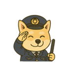 ハニ警察犬スタンプ（個別スタンプ：8）