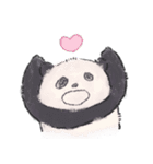 パンダさんと飼育員さん（個別スタンプ：14）