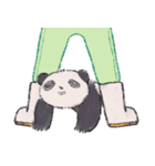 パンダさんと飼育員さん（個別スタンプ：17）