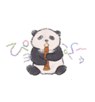 パンダさんと飼育員さん（個別スタンプ：34）