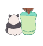 パンダさんと飼育員さん（個別スタンプ：37）