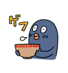 青いペンギンマン/仕事（個別スタンプ：5）
