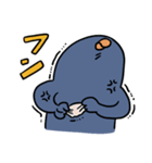青いペンギンマン/仕事（個別スタンプ：7）