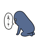青いペンギンマン/仕事（個別スタンプ：11）