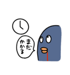 青いペンギンマン/仕事（個別スタンプ：22）