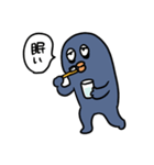 青いペンギンマン/仕事（個別スタンプ：27）