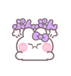 楽しいうしゃぎ！！ 紫色（個別スタンプ：14）