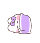 楽しいうしゃぎ！！ 紫色（個別スタンプ：24）