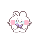 楽しいうしゃぎ！！ 紫色（個別スタンプ：27）