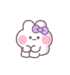 楽しいうしゃぎ！！ 紫色（個別スタンプ：32）