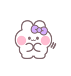 楽しいうしゃぎ！！ 紫色（個別スタンプ：33）