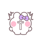 楽しいうしゃぎ！！ 紫色（個別スタンプ：38）