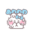 楽しいうしゃぎ！！ 水色（個別スタンプ：16）