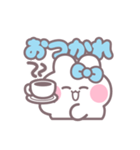 楽しいうしゃぎ！！ 水色（個別スタンプ：17）