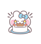 楽しいうしゃぎ！！ 水色（個別スタンプ：22）