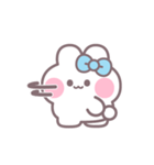 楽しいうしゃぎ！！ 水色（個別スタンプ：26）