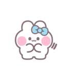 楽しいうしゃぎ！！ 水色（個別スタンプ：33）