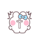 楽しいうしゃぎ！！ 水色（個別スタンプ：38）