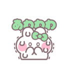 楽しいうしゃぎ！！ 緑色（個別スタンプ：16）