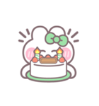 楽しいうしゃぎ！！ 緑色（個別スタンプ：22）