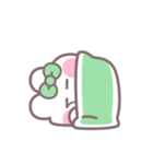 楽しいうしゃぎ！！ 緑色（個別スタンプ：24）