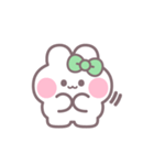 楽しいうしゃぎ！！ 緑色（個別スタンプ：33）