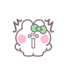 楽しいうしゃぎ！！ 緑色（個別スタンプ：38）