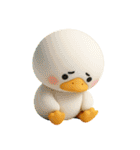 毎年使える✨かわいい✨3D夏のアヒル（個別スタンプ：39）