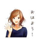 オトナ女子のきれいめお返事★毎日（個別スタンプ：2）