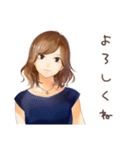 オトナ女子のきれいめお返事★毎日（個別スタンプ：3）