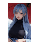 ビーチガールの写真（個別スタンプ：6）
