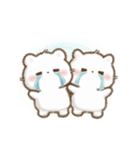 動くしろいこ組（個別スタンプ：15）