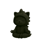 いたずら好きな黒猫のミッキー（個別スタンプ：1）