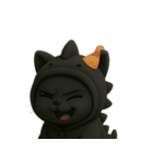 いたずら好きな黒猫のミッキー（個別スタンプ：14）
