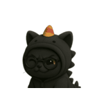 いたずら好きな黒猫のミッキー（個別スタンプ：15）