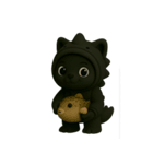 いたずら好きな黒猫のミッキー（個別スタンプ：37）