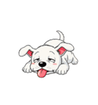【暑さでバテてる犬 1】（個別スタンプ：7）
