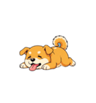 【暑さでバテてる犬 1】（個別スタンプ：8）