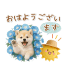 癒し柴犬の「夏」の毎日（個別スタンプ：2）