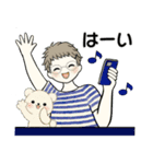 ベビーフェイスのシニアちゃん ☆ 夏の毎日（個別スタンプ：6）