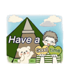 ベビーフェイスのシニアちゃん ☆ 夏の毎日（個別スタンプ：34）