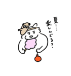 オオカミさんの夏と秋のスタンプ（個別スタンプ：1）