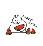 オオカミさんの夏と秋のスタンプ（個別スタンプ：13）