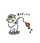 オオカミさんの夏と秋のスタンプ（個別スタンプ：14）