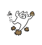 オオカミさんの夏と秋のスタンプ（個別スタンプ：35）