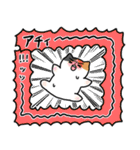 夏のミケネコ（個別スタンプ：4）