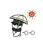 夏のミケネコ（個別スタンプ：23）