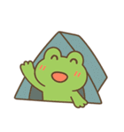 夏を楽しむカエルくん（個別スタンプ：9）