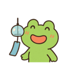 夏を楽しむカエルくん（個別スタンプ：15）